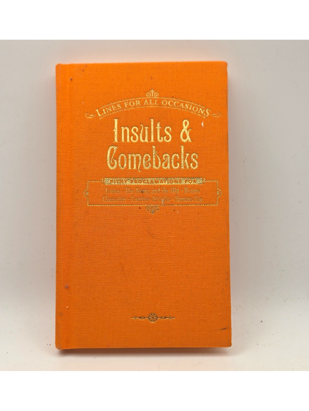 Knock Knock Lines for All Occasions Insults & Comebacks HC Humor Book 2008